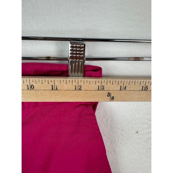 VTG Rampage USA Hot pink Wide leg low rise Cropped Pants Y2K sz S - Picture 4 of 8